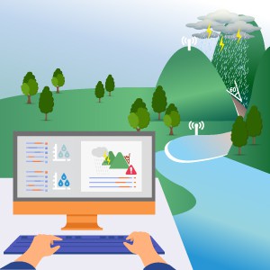 一般規格：環境監測系統－市區水情監測系統logo圖