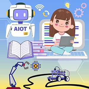 一般規格：科技領域教材－機器人結構與控制logo圖